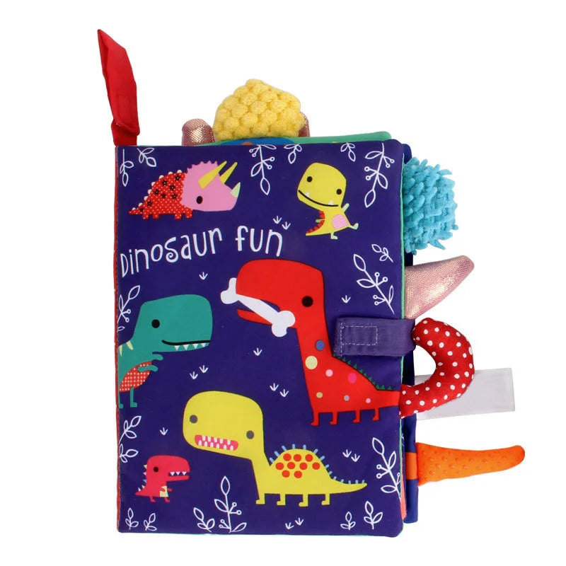 Livro Sensorial em Tecido Cauda de Animais Montessori — Bem Chegado