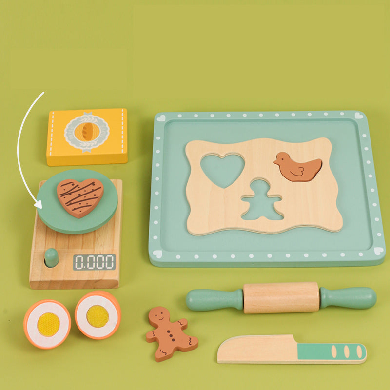 Fábrica de Biscoitos em Madeira Montessori - Cozinha Educativa