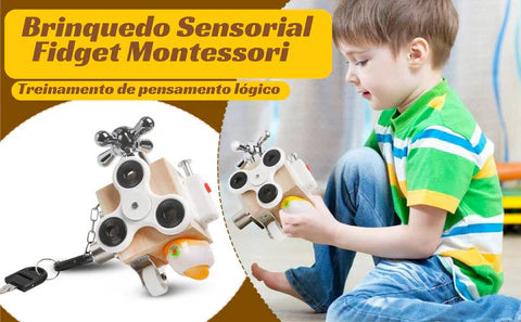 Brinquedo Educativo Sensorial Fidget Montessori — Bem Chegado