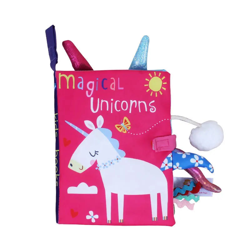 Livro Sensorial em Tecido Cauda de Animais Montessori — Bem Chegado