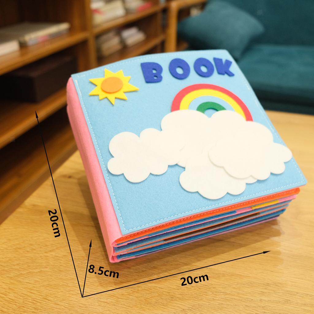 Livro Sensorial de Atividades em Feltro, Feltbook — Bem Chegado