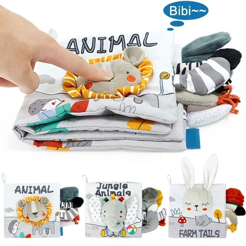 Livro Sensorial Animais Soft Baby — Bem Chegado