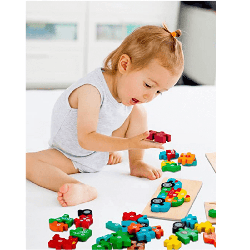 Quebra Cabeça Colorido Montessori - Bem Chegado - 1-2, 3-4, blocos, Brinquedos, brinquedos0-2anos, brinquedos3-5anos, cores, quebra-cabeça - Brinquedo educativo - Brinquedo montessori