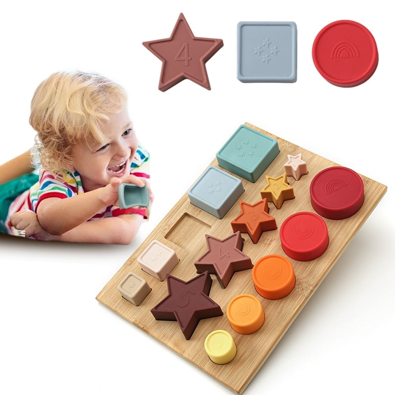 Tábua Montessori em Madeira e Silicone — Bem Chegado