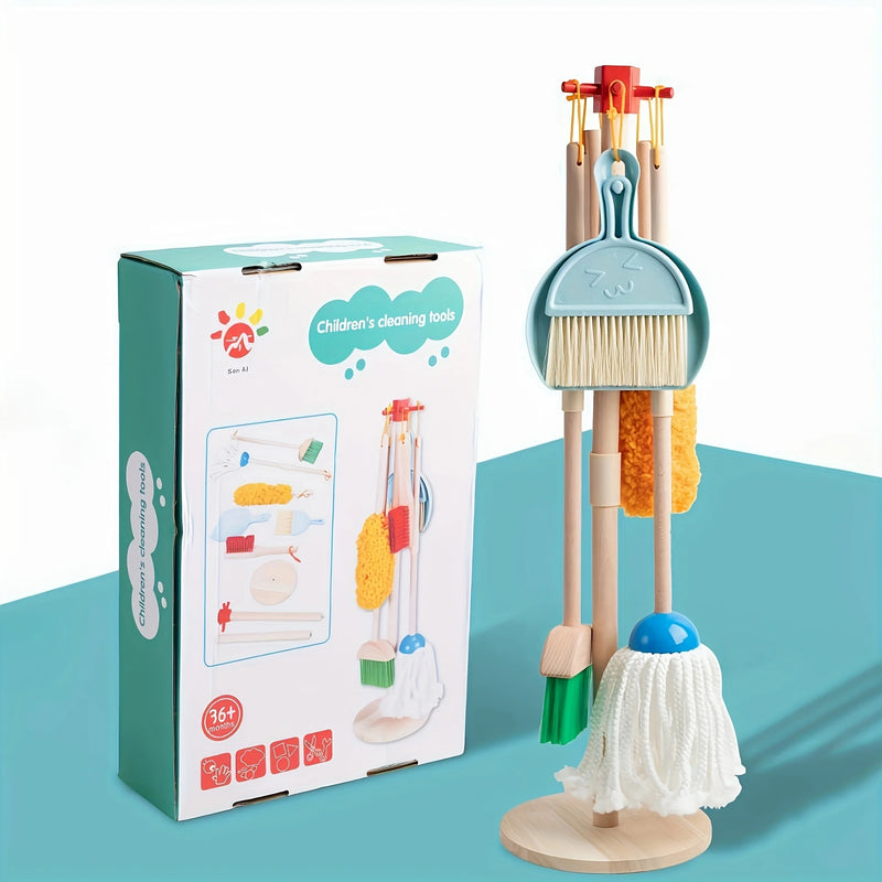 Kit de Limpeza Montessori - Ajudante Mirim Bem Chegado (6PÇS)