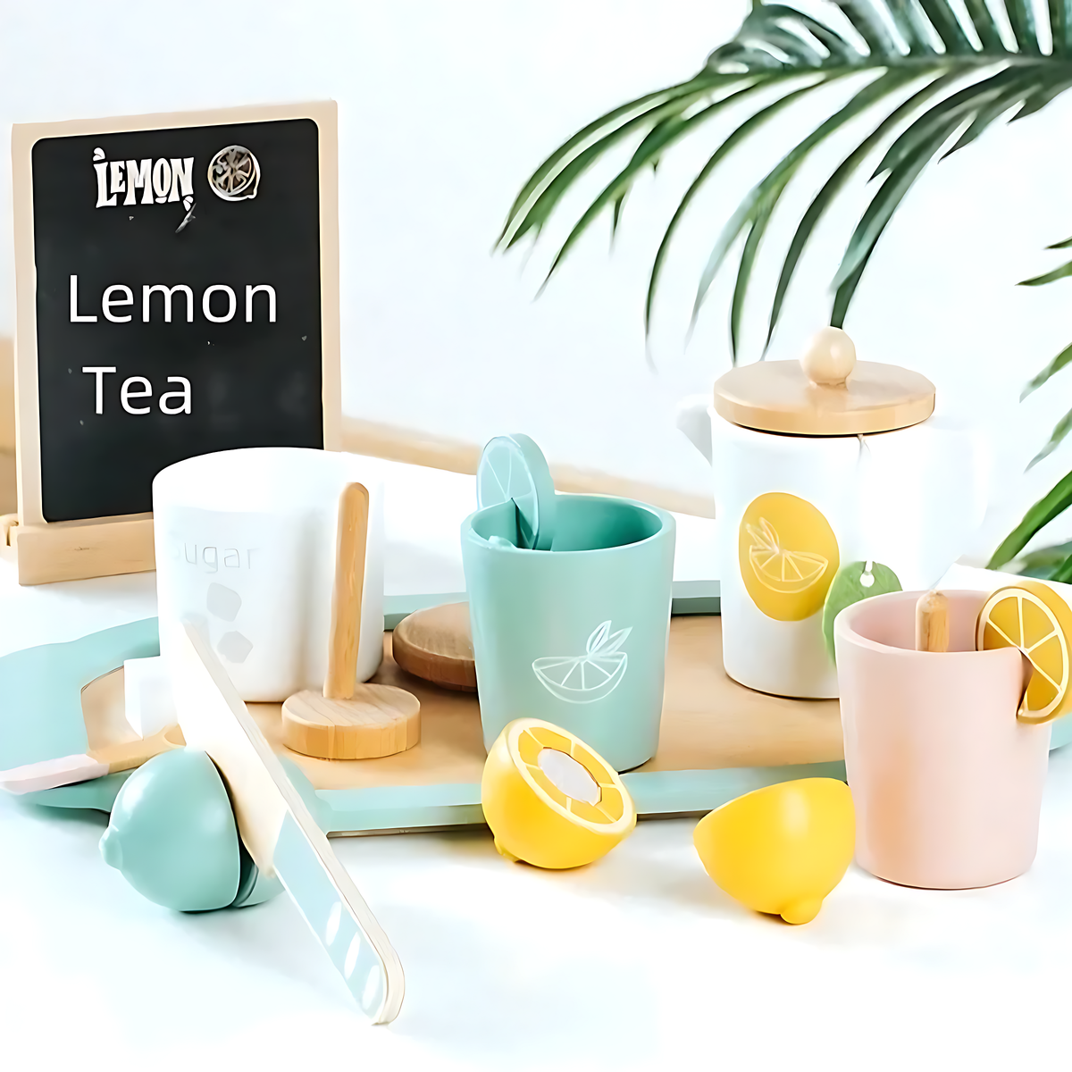 Jogo de Limonada em Madeira Montessori - Cozinha Educativa - Bem Chegado - [] - Brinquedo educativo - Brinquedo montessori