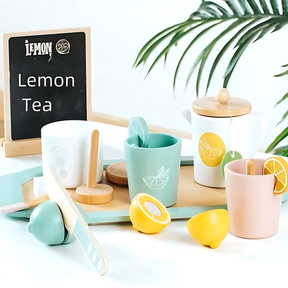 Jogo de Limonada em Madeira Montessori - Cozinha Educativa - Bem Chegado - [] - Brinquedo educativo - Brinquedo montessori
