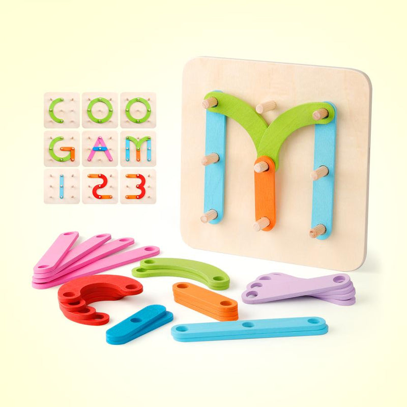 Formas Mágicas - Coogam  - Brinquedo Educativo - Bem Chegado - 1-2, 3-4, 5-6, Brinquedos, cores, criatividade, formas, motora fina, raciocínio, secaomontessori - Brinquedo educativo - Brinquedo montessori