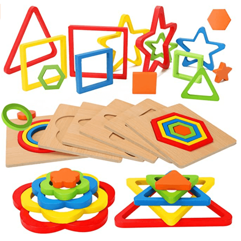 Quebra Cabeça das Formas - Bem Chegado - 1-2, 3-4, Brinquedos, brinquedos0-2anos, brinquedos3-5anos, quebra-cabeça - Brinquedo educativo - Brinquedo montessori