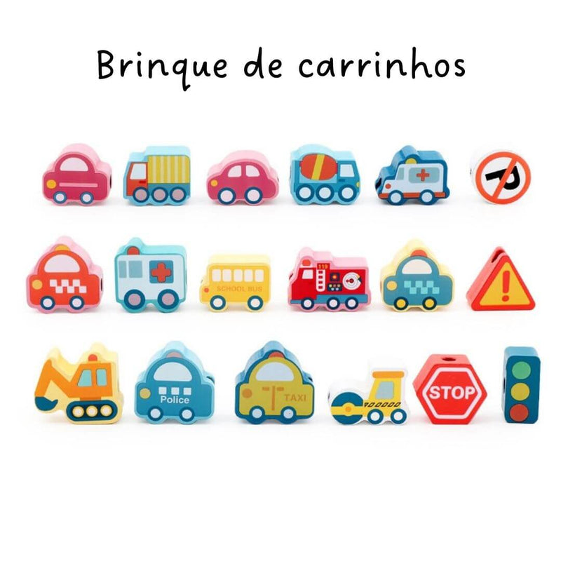 Peças de Madeira em Linha Bem Chegado - Bem Chegado - 1-2, 2-3, alfabeto, Brinquedos, números - Brinquedo educativo - Brinquedo montessori