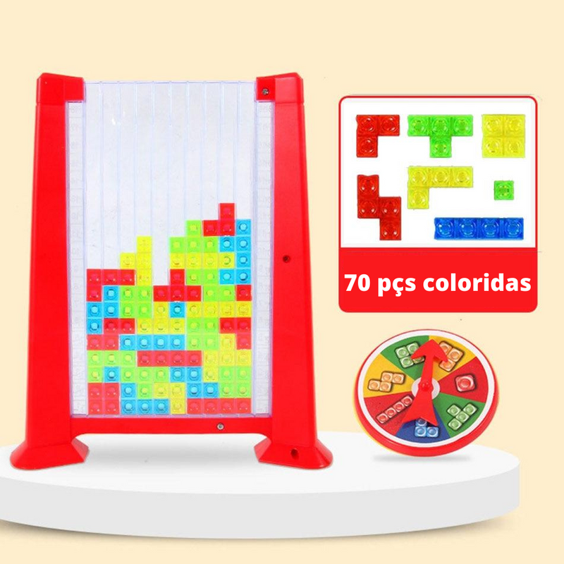 Jogo Tetris Educativo Bem Chegado - Bem Chegado - +7, 3-4, 5-6, bloco, criatividade, raciocínio - Brinquedo educativo - Brinquedo montessori
