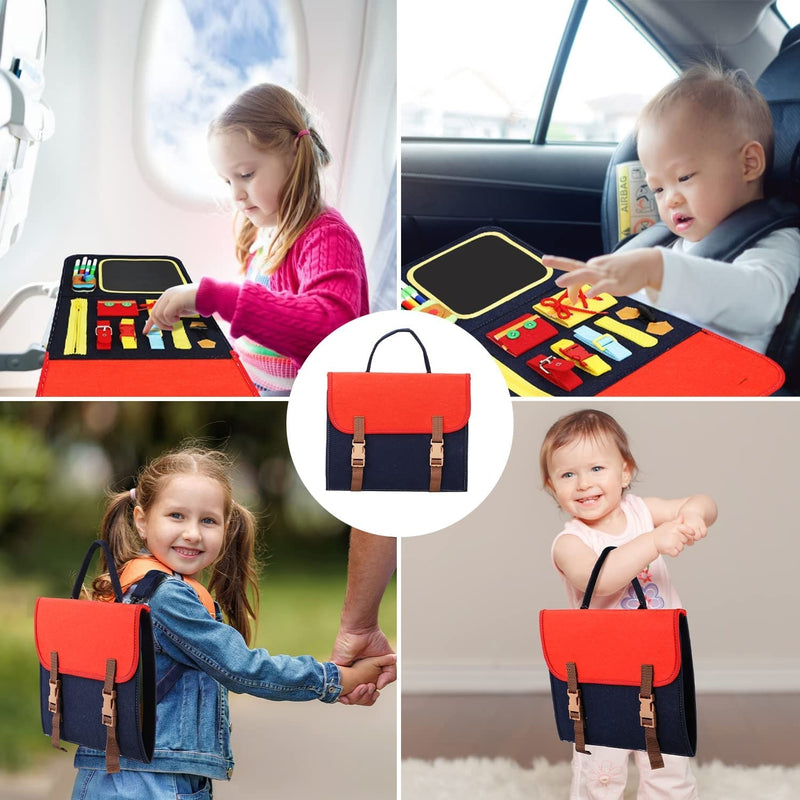 Mochila Sensorial Montessori - Estimule seu bebè - Bem Chegado - 1-2, 3-4, 6-12, Brinquedos, motora fina, sensorial - Brinquedo educativo - Brinquedo montessori