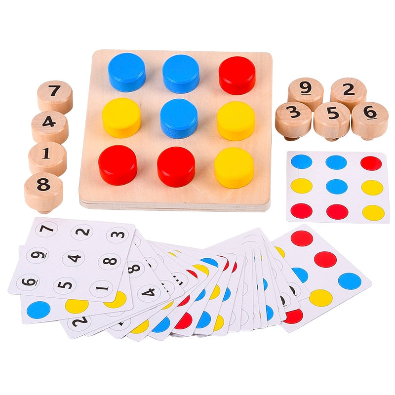 Placa Parafusos Cognitivos Montessori - Bem Chegado - +7, 5-6, Brinquedos, matemática, montessori, raciocínio, tabuleiro - Brinquedo educativo - Brinquedo montessori