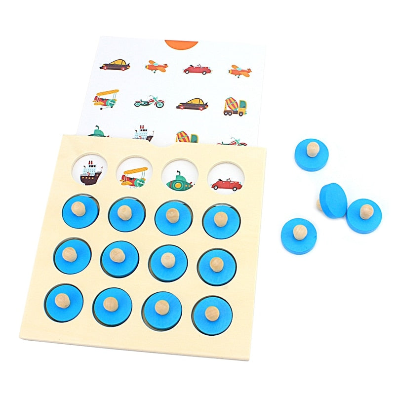Jogo de Memória Montessoriano - Brinquedo Educativo - Bem Chegado - +7, 3-4, 5-6, Brinquedos, memória, secaomontessori, tabuleiro - Brinquedo educativo - Brinquedo montessori