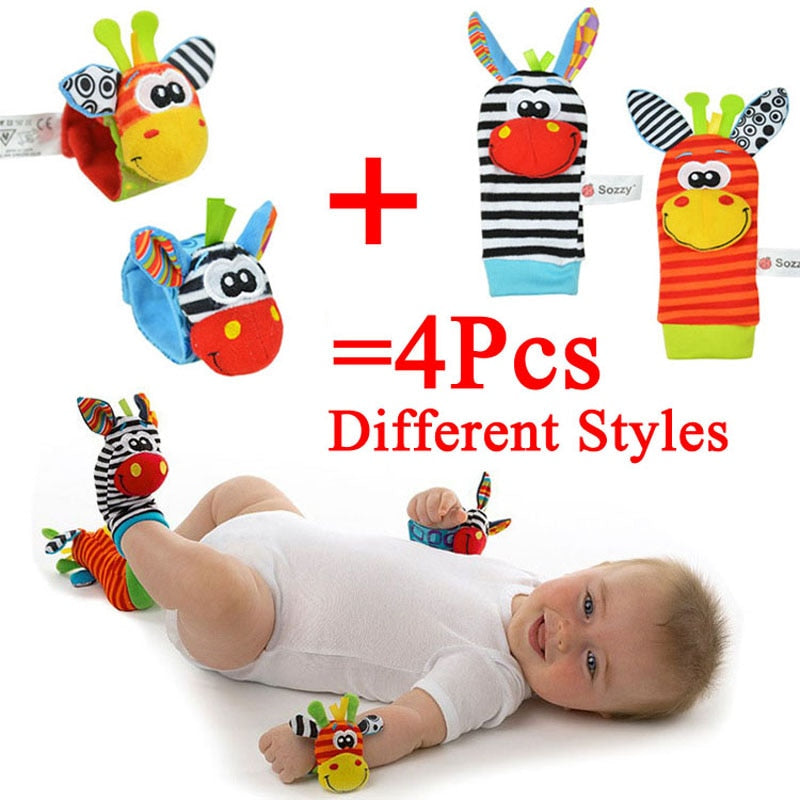 Chocalhos Interativos de Pelúcia para Bebês - Bem Chegado - 0-6, Brinquedos, mordedor, sensorial, visual - Brinquedo educativo - Brinquedo montessori
