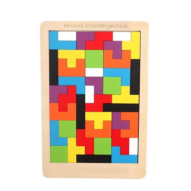 Tetris de Madeira - Hands - Bem Chegado - +7, 5-6, Brinquedos, brinquedos+6anos, criatividade, raciocínio - Brinquedo educativo - Brinquedo montessori