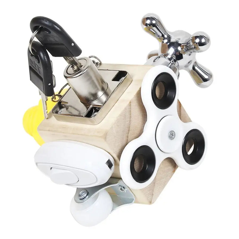 Brinquedo Educativo Sensorial Fidget Montessori - Bem Chegado - +7, 1-2, 3-4, Brinquedos, motora fina, raciocínio, secaomontessori, sensorial - Brinquedo educativo - Brinquedo montessori