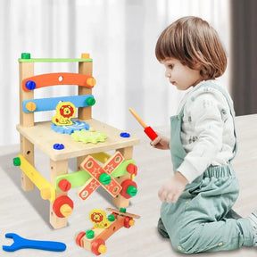 Cadeirinha Montessoriana de Montar - Bem Chegado - +7, 3-4, 5-6, blocos, Brinquedos, criatividade, montessori - Brinquedo educativo - Brinquedo montessori