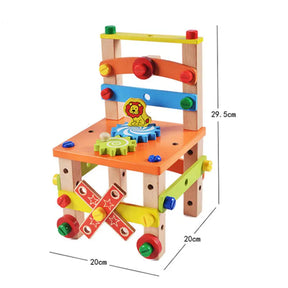 Cadeirinha Montessoriana de Montar - Bem Chegado - +7, 3-4, 5-6, blocos, Brinquedos, criatividade, montessori - Brinquedo educativo - Brinquedo montessori